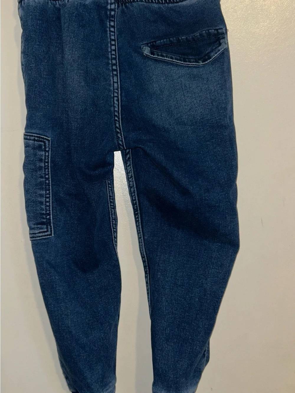 Toddler Boys Blue Cargo Jogger Pants - Unbranded